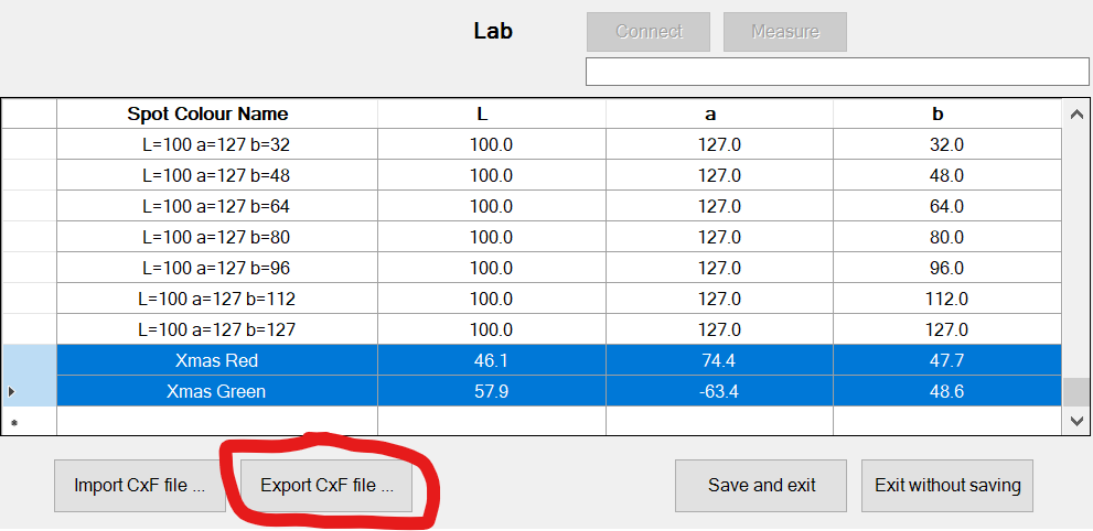CxF Files and Spot Color Matching